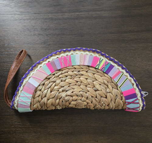 Borsa paglia pom - borsa,