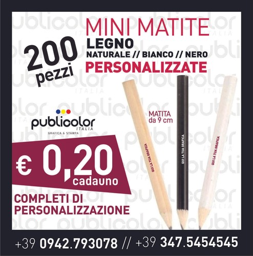 200 mini matite - 200,