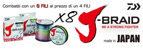 Trecciato pesca fili - trecciato, j-braid