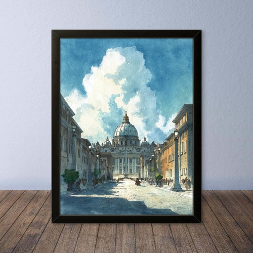Cornice disegno acquarello - cornice, su