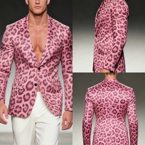 Tuta uomo stampa leopardata