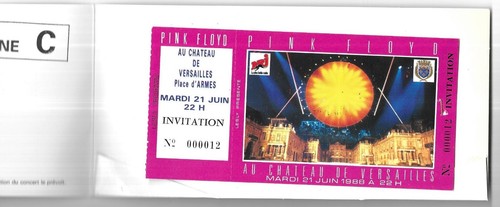 Rare ticket billet concert - rare,