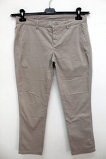 LIU JO  Donna Pantalone Taglia 44 Cotone Jeans Beige Pant Woman Pants Logo