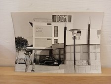 Motel Albergo Ristorante Romea insegna pubblicitaria OM  Italia anni '50 foto 