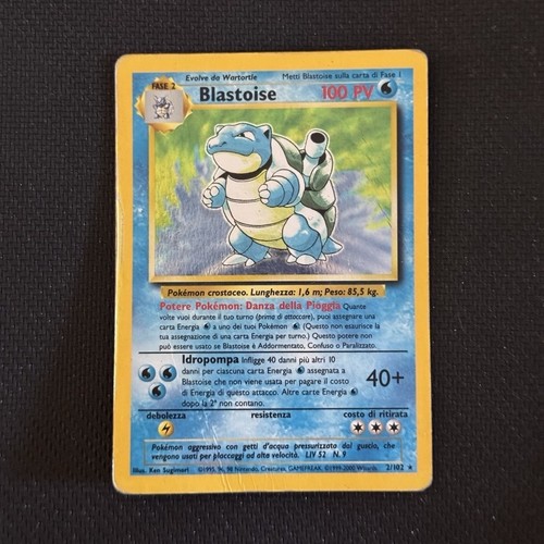 Blastoise 102 set base - 2/102,