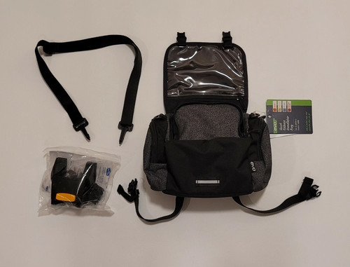 Borsa manubrio bici sgancio