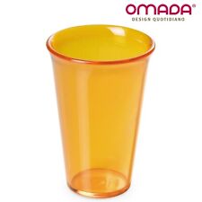 Bicchiere in Plastica BPA Acqua Cocktail 400 ml in Diversi Colori Omada Design