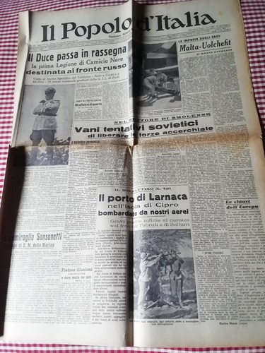 Ww2 scavo giornale - giornale, seconda