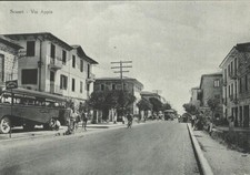 SCAURI ( Latina ) Via Appia  - animata - Pulman - FG.   -aav104