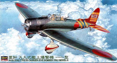 Hasegawa jt55 aichi d3a1 - hasegawa, 1:48