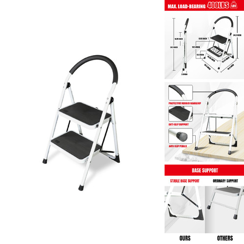 Sgabello pieghevole ergonomico