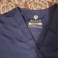Adar Unisex Navy Blue Scrubs