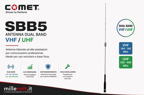 Antenna auto comet sbb dual - antenna,