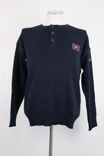 PAUL & SHARK MAGLIONE UOMO TG. L SWEATER MAN CASUAL VINTAGE ITALY LANA BOTTONI