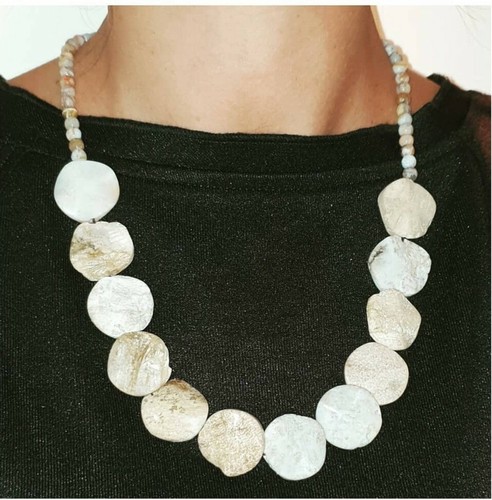 Collana agata paesina - paesina, e