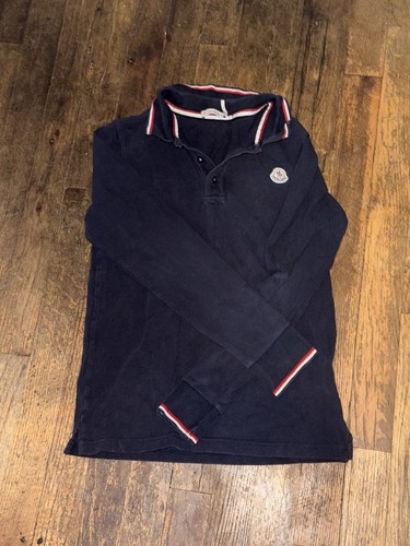 Moncler boys navy - long, sleeve