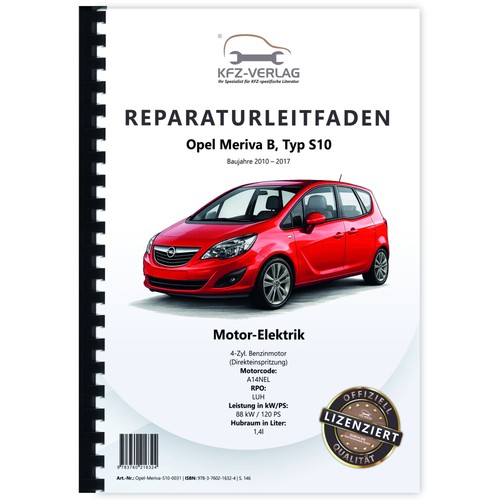 Opel meriva 2010 2017 4l - meriva, 2010-2017