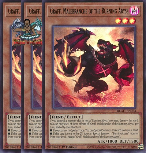 Yugioh graff malebranche - 3x,