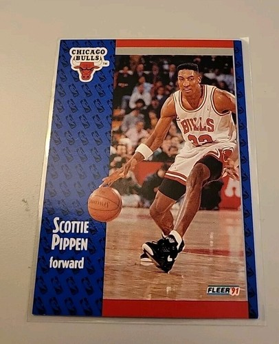 Scottie pippen nba card fleer - scottie,