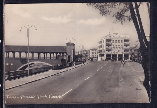 Cartolina pavia piazzale - cartolina,