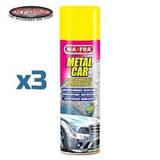 3x CERA SPRAY MAFRA METAL CAR 500ML LUCIDA PROTEGGE CARROZZERIA AUTO METALIZZATE
