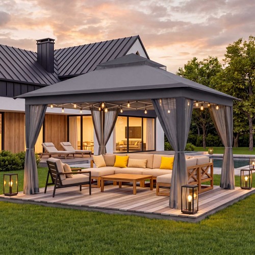 Portable patio gazebo - portable, tent