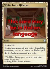MTG 4x WHITE LOTUS HIDEOUT EXC