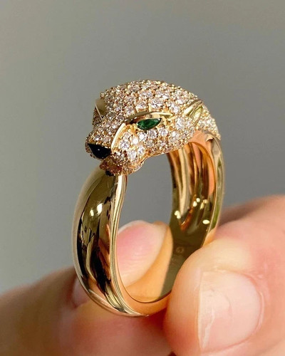 Anello fidanzamento pantera - di,