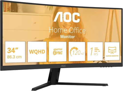 Aoc cu34b3e monitor curvo - cu34b3e,