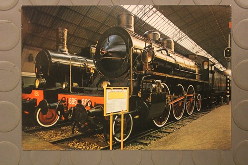Cartolina treno locomotore - treno,