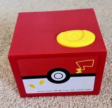 RARE Pokémon Pikachu Piggy Bank Electronic Coin Money Box Steals Coins