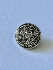 4565 bottoni vintage rodio 20 mm