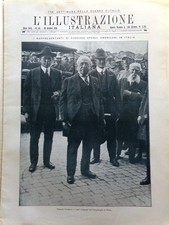 L'Illustrazione Italiana 20 Ottobre 1918 WW1 Laon Nisc Fiandra Haardt Aldo Carpi
