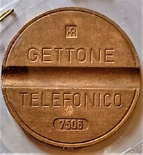 X GETTONE TELEFONICO RARO