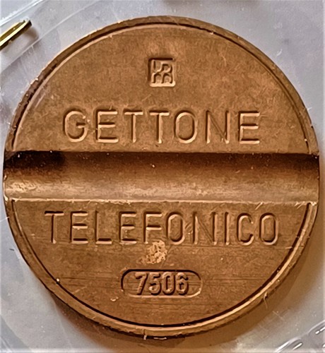 Gettone telefonico raro - gettone,