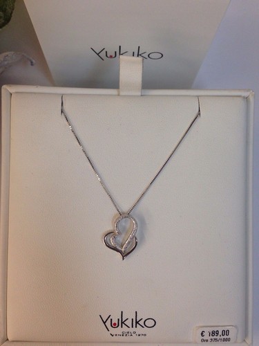 Collana ciondolo donna cuore - collana,