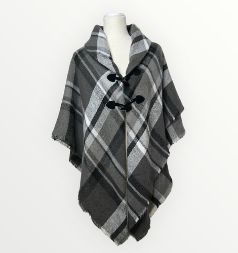 Poncho quadri monocromatico - a,