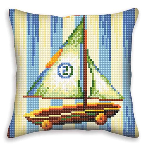 Cuscino punto croce - cuscino, a