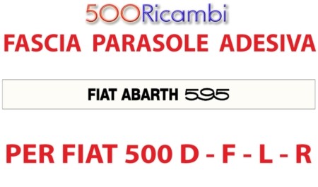 Fiat 500 r - d, fascia