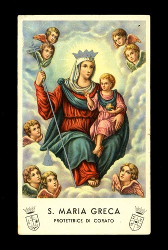 Santino holy card madonna - santino-holy,
