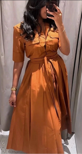 Zara midi cinturazw - zara,