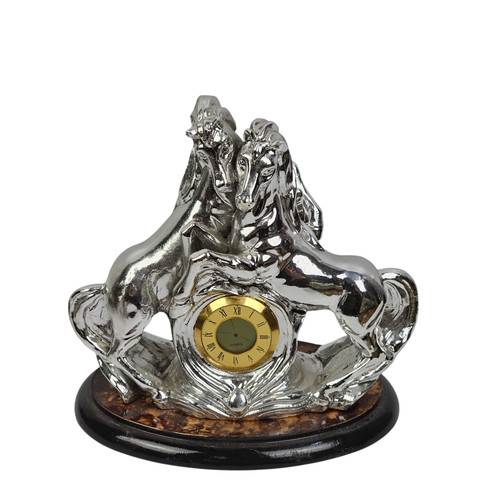 Orologio tavolo cavalli - tavolo,