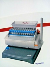 RILEGATRICE Prima Opera 28 Disco Bind rilegatrice a dischi professionale Manuale