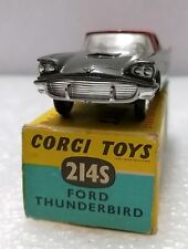 FORD THUNDERBIRD Hardtop - Giocattoli vintage Corgi 214S, Made in Gt. Gran Bretagna 1962