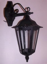 lampione applique ferro