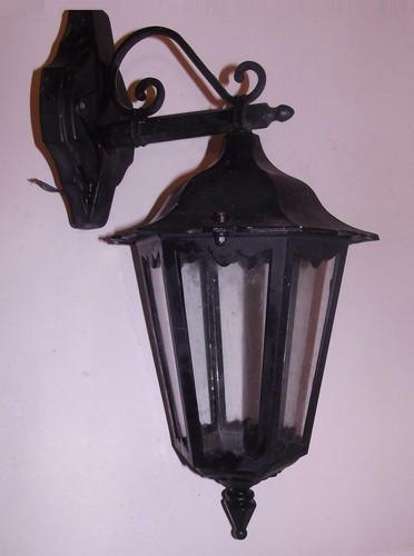 Lampione applique ferro - lampione,