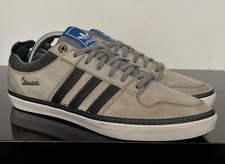 ADIDAS Originals x Vespa GS II Lo 'Grey Black' 2012 UK taglia 7,5 V21369
