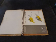 MOTOSEGA EPOCA  McCULLOCH 200 380 MANUALE ISTRUZIONI E RICAMBI VINTAGE CHAIN SAW
