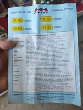 TV Mivar X2 25 28 SCHEMA ELETTRICO retro vintage TV televisione telecomand