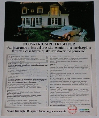 Advert pubblicità 1980 - advert,